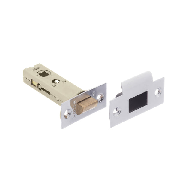 Quality image of Atlantic Heavy Duty Bolt Through Tubular Latch 3" - Satin Chrome | Sku. al3sc | available from Trade Door Handles.