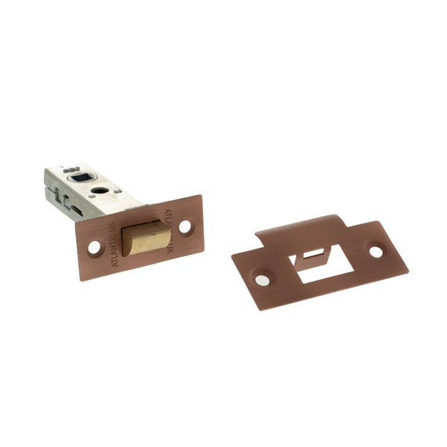 Quality image of Atlantic Heavy Duty Bolt Through Tubular Latch 3'' - Urban Satin Copper | Sku. al3usc | available from Trade Door Handles.
