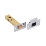 Quality image of Atlantic Heavy Duty Bolt Through Tubular Latch 4" - Satin Chrome | Sku. al4sc | available from Trade Door Handles.