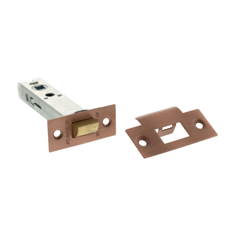 Quality image of Atlantic Heavy Duty Bolt Through Tubular Latch 4" - Urban Satin Copper | Sku. al4usc | available from Trade Door Handles.