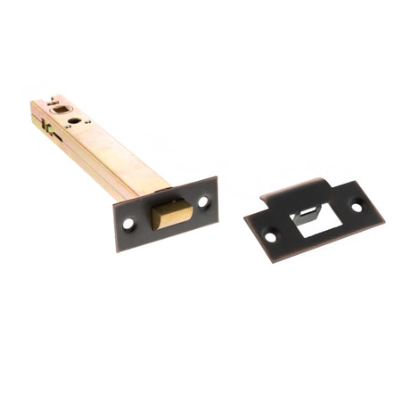 Quality image of Atlantic Heavy Duty Bolt Through Tubular Latch 6" - Antique Copper | Sku. al6ac | available from Trade Door Handles.