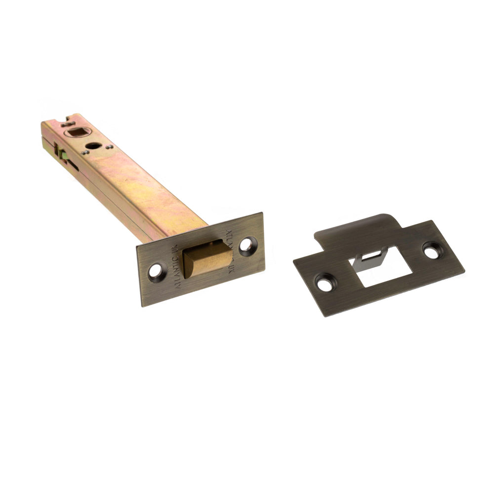 Quality image of Atlantic Heavy Duty Bolt Through Tubular Latch 6" - Matt Antique Brass | Sku. al6mab | available from Trade Door Handles.