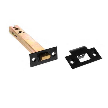 Quality image of Atlantic Heavy Duty Bolt Through Tubular Latch 6" - Matt Black | Sku. al6mb | available from Trade Door Handles.