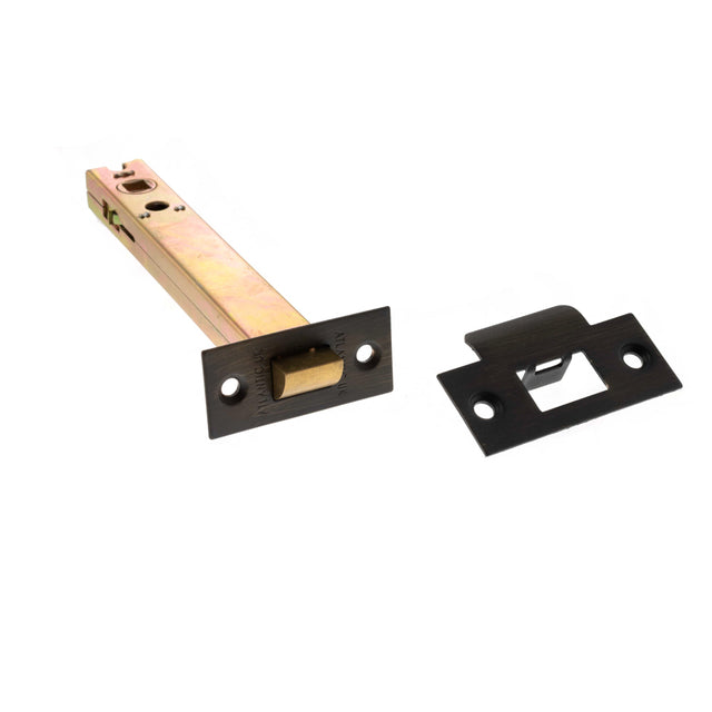 Quality image of Atlantic Heavy Duty Bolt Through Tubular Latch 6" - Urban Bronze | Sku. al6ub | available from Trade Door Handles.
