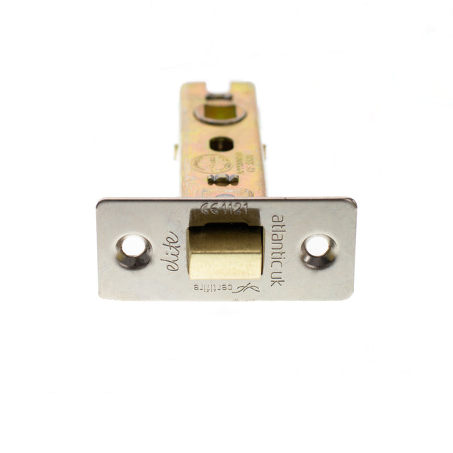 Quality image of Atlantic Fire-Rated CE Marked Bolt Through Tubular Latch 2.5" - Polished Nickel | Sku. alce25pn | available from Trade Door Handles.