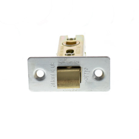 Quality image of Atlantic Fire-Rated CE Marked Bolt Through Tubular Latch 2.5" - Satin Chrome | Sku. alce25sc | available from Trade Door Handles.