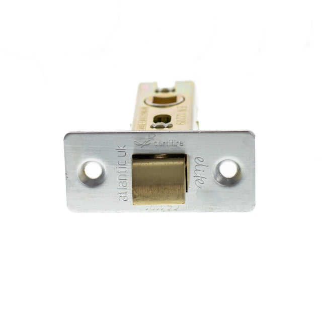 Quality image of Atlantic Fire-Rated CE Marked Bolt Through Tubular Latch 3" - Satin Chrome | Sku. alce3sc | available from Trade Door Handles.