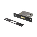 Quality image of Atlantic 3 Lever Key Deadlock [CE] 2.5" - Matt Black | Sku. alkdead3lk25mb | available from Trade Door Handles.