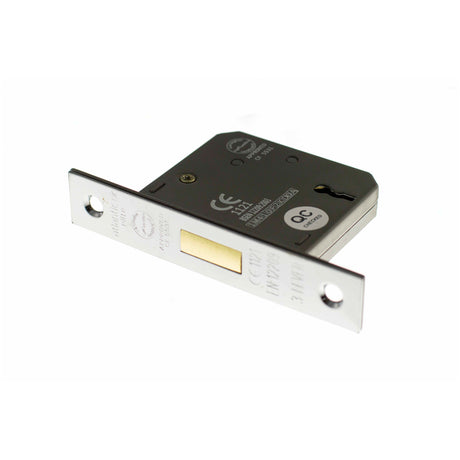 Quality image of Atlantic 3 Lever Key Deadlock [CE] 2.5" - Polished Chrome | Sku. alkdead3lk25pc | available from Trade Door Handles.