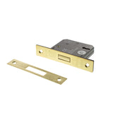 Quality image of Atlantic 3 Lever Key Deadlock [CE] Keyed Alike 2.5" - Satin Brass | Sku. alkdead3lk25sbka | available from Trade Door Handles.