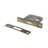 Quality image of Atlantic 3 Lever Key Deadlock [CE] 3" - Matt Antique Brass | Sku. alkdead3lk3mab | available from Trade Door Handles.