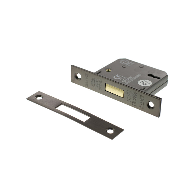 Quality image of Atlantic 3 Lever Key Deadlock [CE] 3" - Urban Bronze | Sku. alkdead3lk3ub | available from Trade Door Handles.
