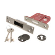 Quality image of Atlantic 5 Lever Key Deadlock [BS] 2.5" - Distressed Silver | Sku. alkdead5lk25ds | available from Trade Door Handles.