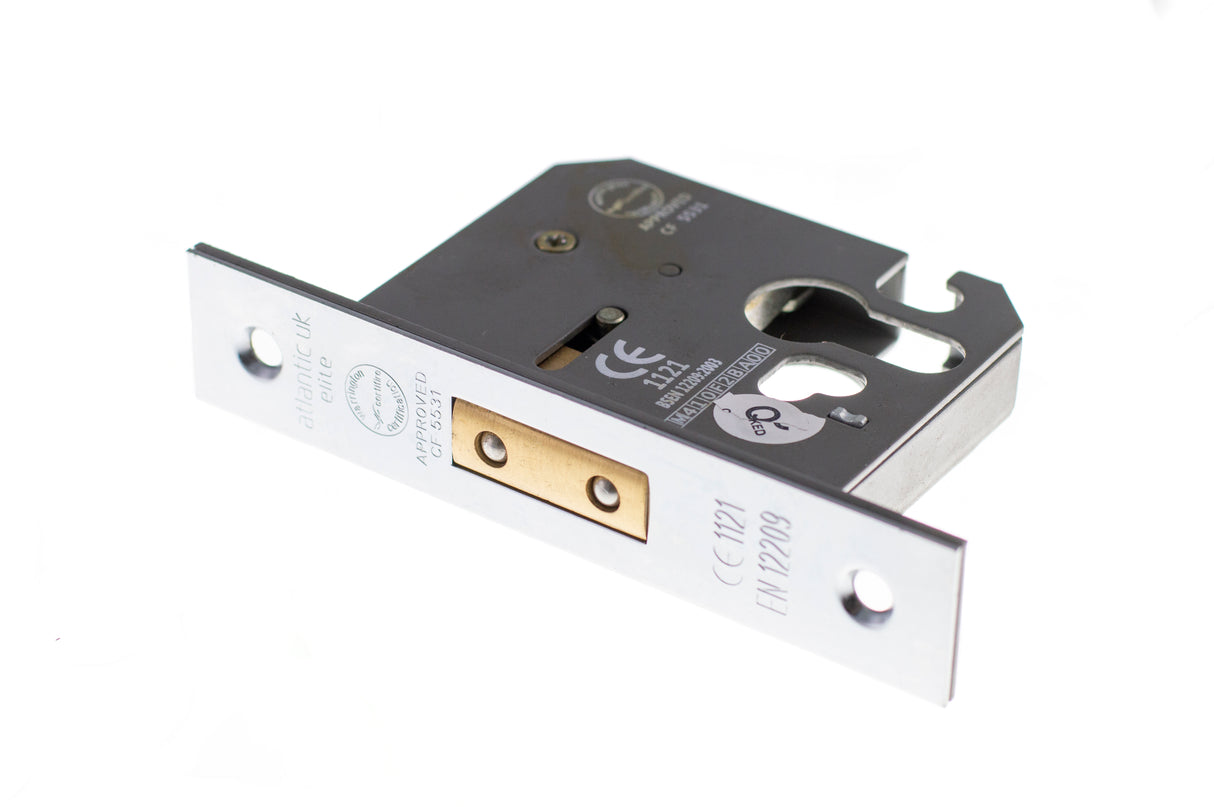 Quality image of Atlantic Euro Deadlock [CE] 2.5" - Polished Chrome | Sku. alkdeade25pc | available from Trade Door Handles.