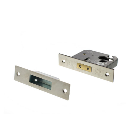 Quality image of Atlantic Euro Deadlock [CE] 3" - Polished Nickel | Sku. alkdeade3pn | available from Trade Door Handles.
