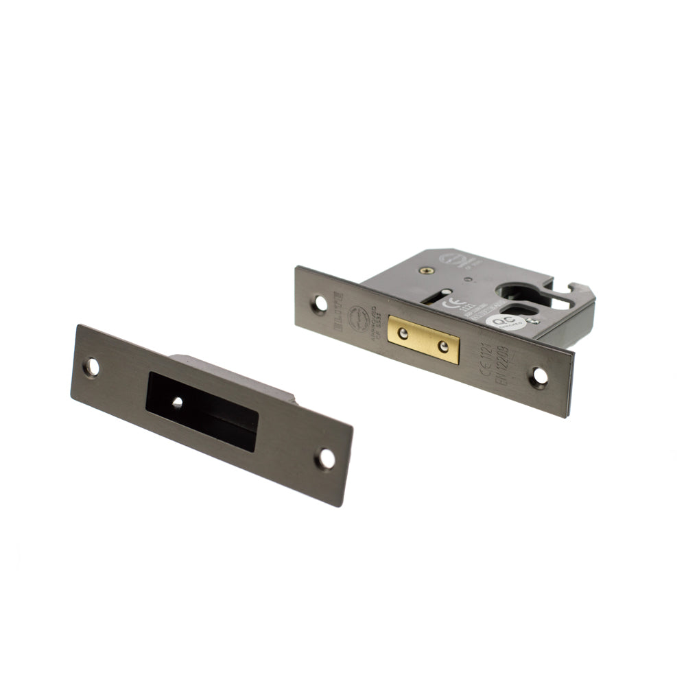 Quality image of Atlantic Euro Deadlock [CE] 3" - Urban Bronze | Sku. alkdeade3ub | available from Trade Door Handles.