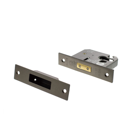 Quality image of Atlantic Euro Deadlock [CE] 3" - Urban Bronze | Sku. alkdeade3ub | available from Trade Door Handles.