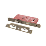 Quality image of Atlantic DIN Bathroom Lock Double Turn 60mm backset - Antique Brass | Sku. alkdinb60ab | available from Trade Door Handles.