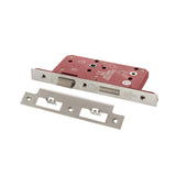 Quality image of Atlantic DIN Bathroom Lock Double Turn 60mm backset - Polished Chrome | Sku. alkdinb60pc | available from Trade Door Handles.