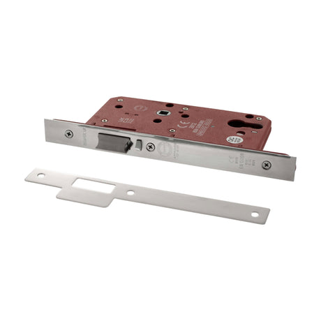 Quality image of Atlantic DIN Night Latch 60mm backset - Polished Stainless Steel | Sku. alkdinnl60pss | available from Trade Door Handles.