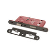 Quality image of Atlantic DIN Radius Bathroom Lock Double Turn 60mm backset - Black Nickel | Sku. alkdinrb60bn | available from Trade Door Handles.