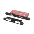 Quality image of Atlantic DIN Radius Bathroom Lock Double Turn 60mm backset - Matt Black | Sku. alkdinrb60mb | available from Trade Door Handles.