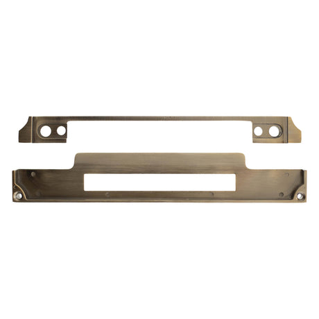 Quality image of Atlantic DIN Rebate Kit for Euro Profile, Bathroom Lock, Latch, Euro Deadlock - Antique Brass | Sku. alkdinrebab | available from Trade Door Handles.