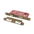 Quality image of Atlantic DIN Radius Euro Profile Sashlock Double Throw 60mm backset - Matt Antique Brass | Sku. alkdinres60mab | available from Trade Door Handles.