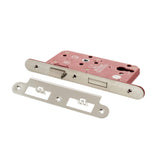 Quality image of Atlantic DIN Radius Euro Profile Sashlock Double Throw 60mm backset - Polished Chrome | Sku. alkdinres60pc | available from Trade Door Handles.