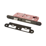 Quality image of Atlantic DIN Radius Euro Profile Sashlock Double Throw 60mm backset - Urban Dark Bronze | Sku. alkdinres60udb | available from Trade Door Handles.