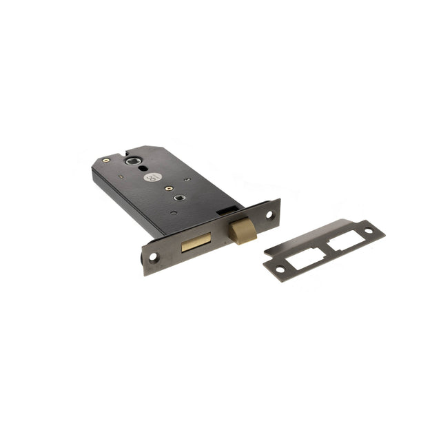 Quality image of Atlantic Horizontal Bathroom Sashlock 6" - Distressed Silver | Sku. alkhzbds | available from Trade Door Handles.