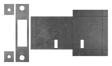 Quality image of Atlantic Deadlock - 3LK Intumescent Lock Kit FD30 1mm | Sku. alkintdead3lkfd30 | available from Trade Door Handles.