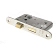 Quality image of Atlantic Radius Corner Bathroom Lock [CE] 2.5" - Polished Nickel | Sku. alkrcbath25pn | available from Trade Door Handles.