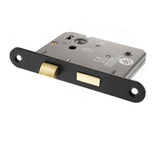 Quality image of Atlantic Radius Corner Bathroom Lock [CE] 3" - Matt Black | Sku. alkrcbath3mb | available from Trade Door Handles.