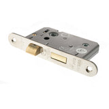 Quality image of Atlantic Radius Corner Bathroom Lock [CE] 3" - Polished Nickel | Sku. alkrcbath3pn | available from Trade Door Handles.