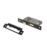 Quality image of Atlantic 3 Lever Key Sashlock [CE] Keyed Alike - Matt Black | Sku. alksash3lk25mbka | available from Trade Door Handles.