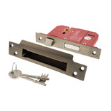 Quality image of Atlantic 5 Lever Key Sashlock [BS] Keyed Alike 2.5" - Urban Bronze | Sku. alksash5lk25ubka | available from Trade Door Handles.