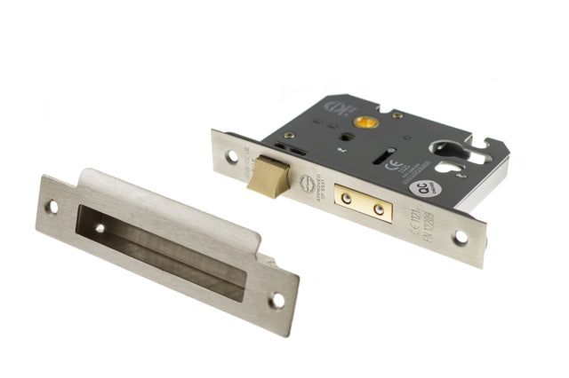 Quality image of Atlantic Euro Sashlock [CE] 2.5" - Matt Gun Metal | Sku. alksashe25mbn | available from Trade Door Handles.