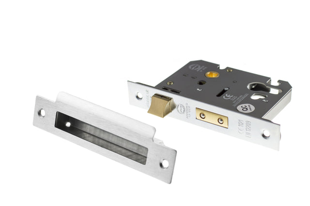 Quality image of Atlantic Euro Sashlock [CE] 2.5" - Polished Chrome | Sku. alksashe25pc | available from Trade Door Handles.