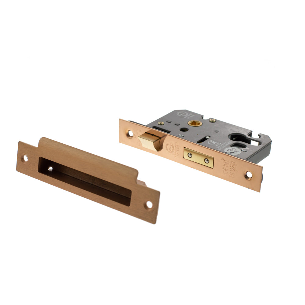 Quality image of Atlantic Euro Sashlock [CE] 2.5" - Urban Satin Copper | Sku. alksashe25usc | available from Trade Door Handles.
