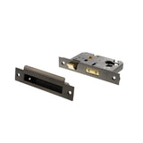 Quality image of Atlantic Euro Sashlock [CE] 3" - Black Nickel | Sku. alksashe3bn | available from Trade Door Handles.