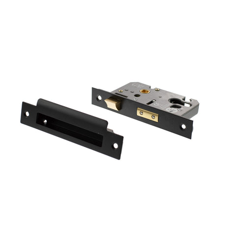 Quality image of Atlantic Euro Sashlock [CE] 3" - Matt Black | Sku. alksashe3mb | available from Trade Door Handles.