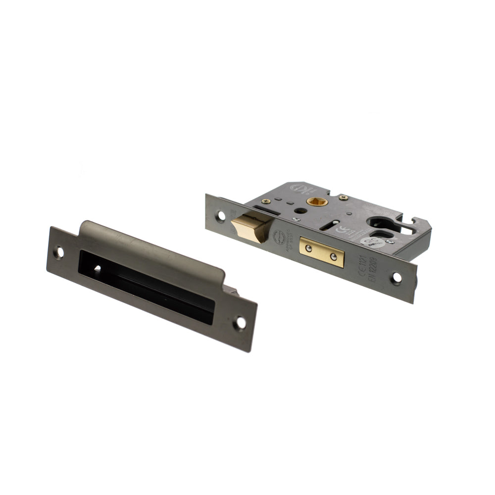 Quality image of Atlantic Euro Sashlock [CE] 3" - Urban Bronze | Sku. alksashe3ub | available from Trade Door Handles.