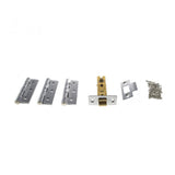 Quality image of Atlantic Latch Pack [CE] 3" (Latch x1) + 3"x2" (Hinge x3) - Polished Chrome | Sku. alp332pc | available from Trade Door Handles.