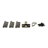 Quality image of Atlantic Latch Pack [CE] 3" (Latch x1) + 3"x2" (Hinge x3) - Urban Dark Bronze | Sku. alp332udb | available from Trade Door Handles.