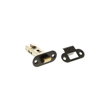 Quality image of Atlantic Fire-Rated CE Marked Bolt Through Tubular Radius Latch 2.5" - Urban Dark Bronze | Sku. alrce25udb | available from Trade Door Handles.