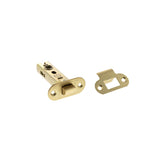 Quality image of Atlantic Fire-Rated CE Marked Bolt Through Tubular Radius Latch 3" - Satin Brass | Sku. alrce3sb | available from Trade Door Handles.