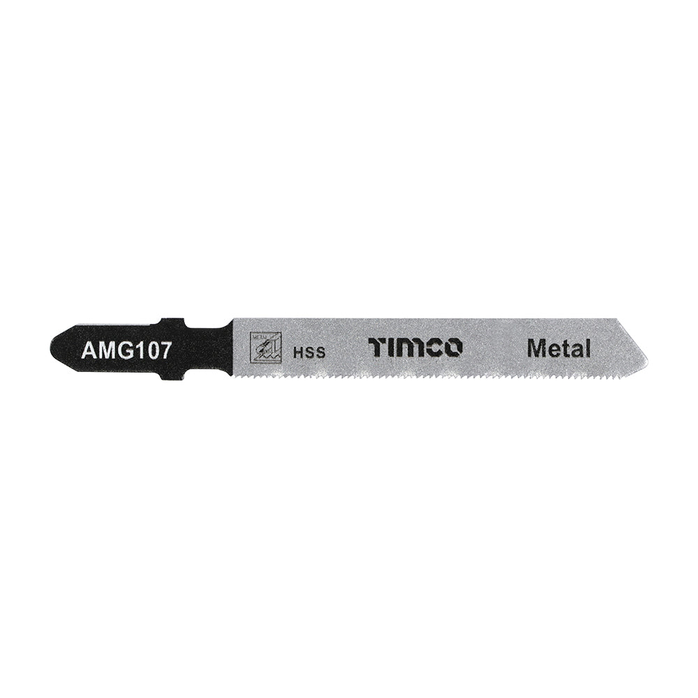 This is an image of Timco - Jigsaw Blades - Metal Cutting - HSS Blades - T118G T118G (5 Pieces Pack) AMG107