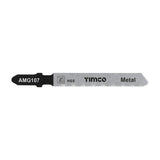 This is an image of Timco - Jigsaw Blades - Metal Cutting - HSS Blades - T118G T118G (5 Pieces Pack) AMG107