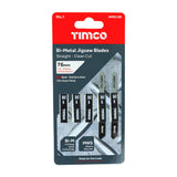 This is an image of Timco - Jigsaw Blades - Metal Cutting - Bi-Metal Blades - T118AF T118AF (5 Pieces Pack) AMG11BI